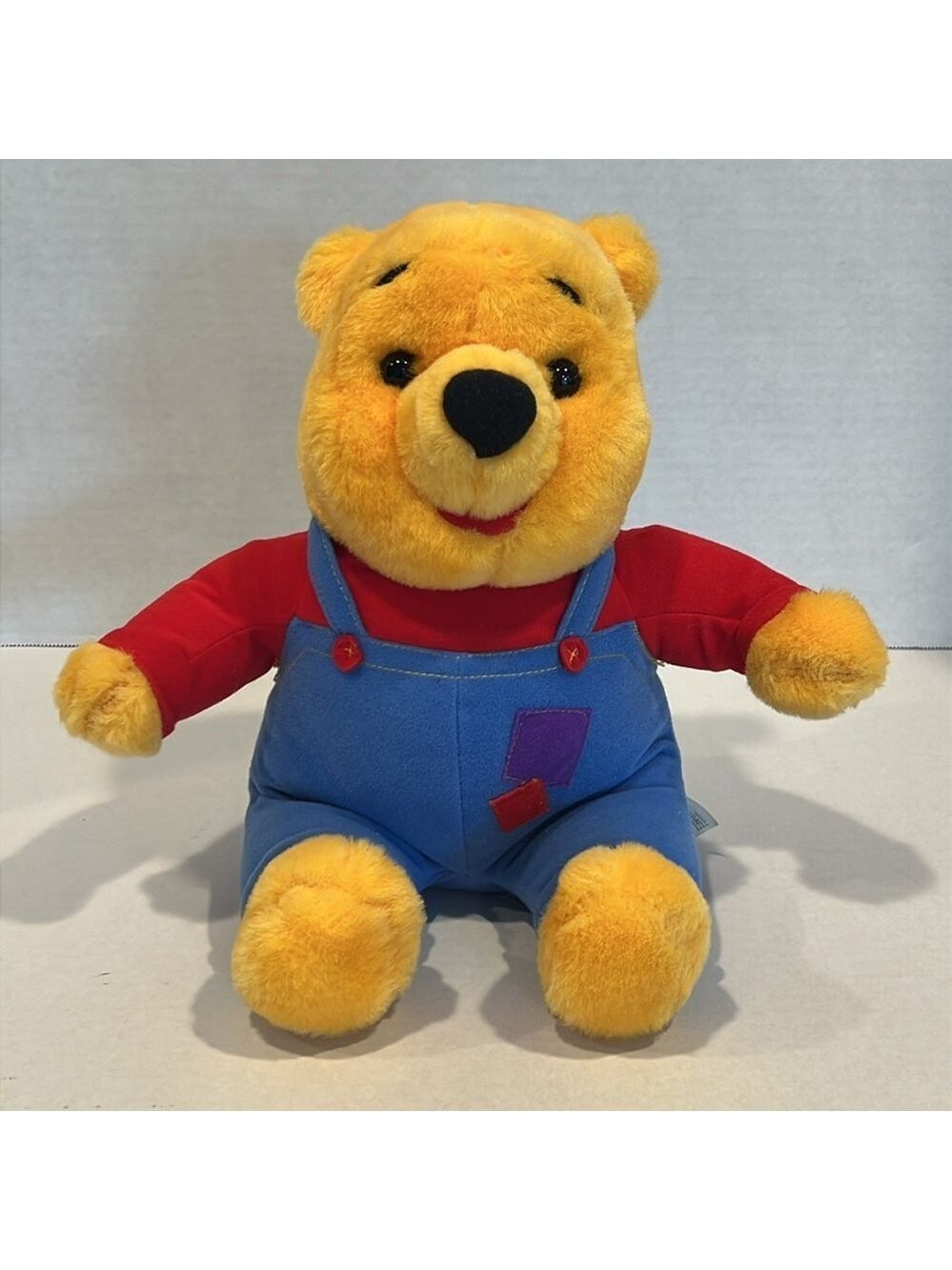 1997 Mattel Winnie The Pooh Hug 'N Wiggle Pooh Talking Noises Animated Plush Toy